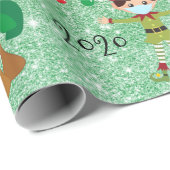 2020 Covid Quarantaine Kerstmasker Cadeaupapier (Rol Hoek)
