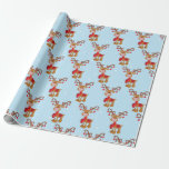 2020 Covid Rudolph Reindeer Christmas Face Mask Cadeaupapier<br><div class="desc">Dit ontwerp werd gecreeerd door digitale kunst. Het kan worden gepersonaliseerd door de aanpassingsknoop te klikken en de kleur te veranderen, een naam, initialen of uw favoriete woorden toe te voegen. Neem contact met me op colorflowcreations@gmail.com als je dit ontwerp op een ander product wilt gebruiken. Koop mijn oorspronkelijke abstracte...</div>