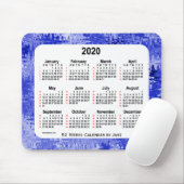 2020 Crazy Quilt Blue 52 Weeks Agenda van Janz Muismat (Met muis)
