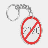 "2020 Cross-Out" Sleutelhanger (Voorkant Links)