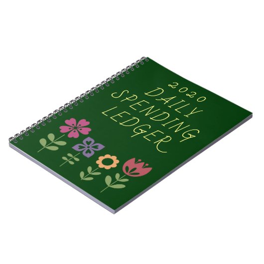 2020 Dagelijkse bestedingen Leidere financiële gro Notitieboek (Linkerzijde)