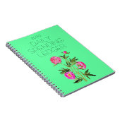 2020 Daily Spending Ledger Pink Peonies Financial Notitieboek (Rechterzijde)