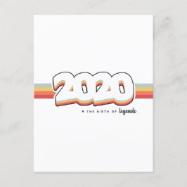 2020 De geboorte van legendes Briefkaart