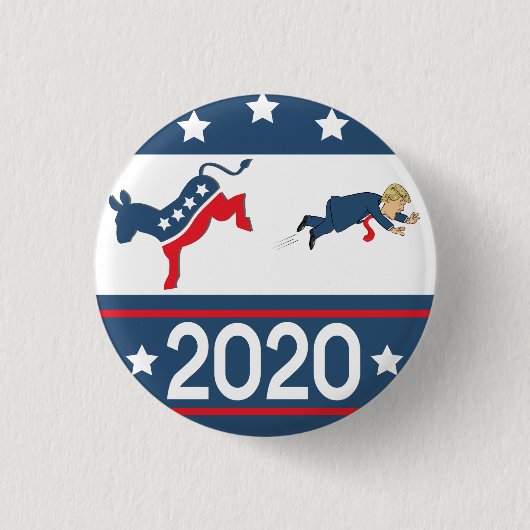 2020 Democraten Ronde Button 3,2 Cm (Voorkant)