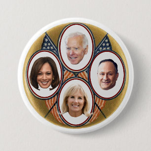 2020 Democratische Presidentieel Ticket Ronde Button 7,6 Cm