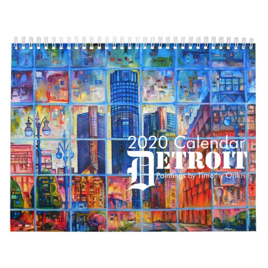 2020 Detroit Agenda Kalender (Hoes)