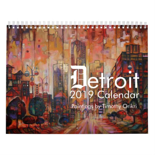 2020 Detroit Agenda Kalender (Hoes)