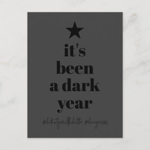 2020 Do-over Humor Black kerstboomvakantie Feestdagenkaart