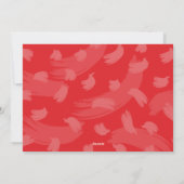 "2020, doei" Rood & Groen Niet-foto Grappige 2020 Feestdagenkaart (Achterkant)