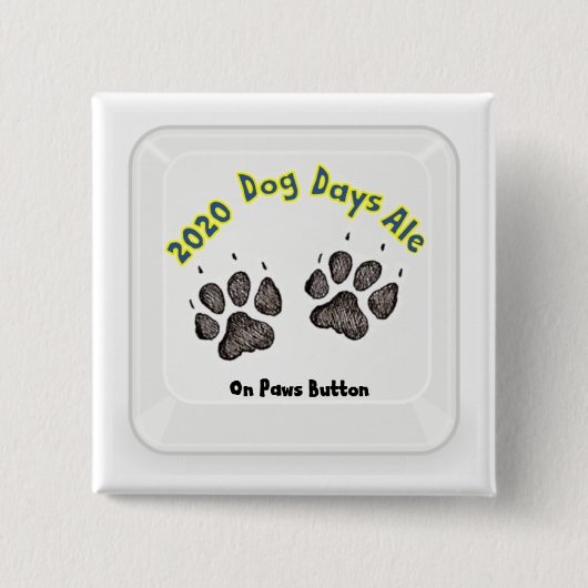 2020 Dog Days Ale on Paws Key Button (Voorkant)