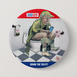 2020 door het toilet ronde button 7,6 cm
