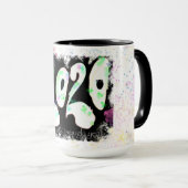 2020 Een lelijk jaar met kunst en tekst Mok (Voorkant rechts)