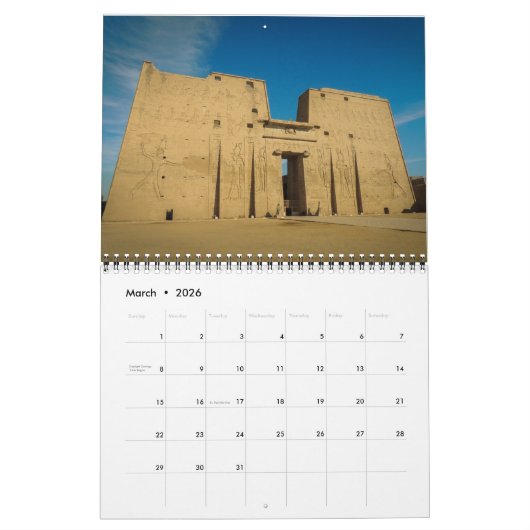 2020 Egypt Calendar van Shonna Roadruck Fotografie Kalender (Mar 2026)