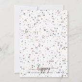 2020 FEESTELIJK Nieuws Kleurafstemming Typografie  Feestdagenkaart (Achterkant)