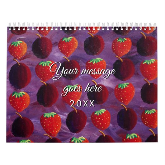 2020 Food Art door Julie Nicholls Kalender (Hoes)