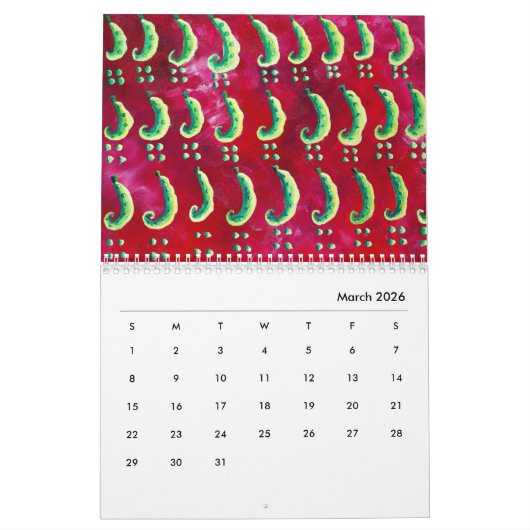 2020 Food Art door Julie Nicholls Kalender (Mar 2026)