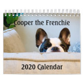 2020 French Bulldog Calendar - Cooper the Frenchie Kalender (Hoes)