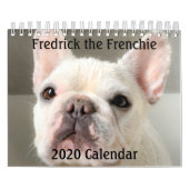 2020 French Bulldog Calendar-Fredrick the Frenchie Kalender (Hoes)