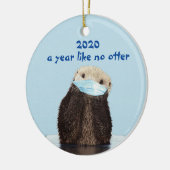 2020 Funny Year as No Otter Cute Keramisch Ornament (Links)