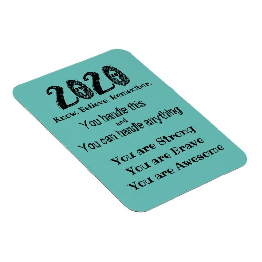 2020 geloven in jezelf magneet (Rechterzijde)