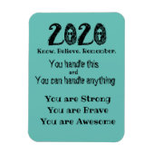 2020 geloven in jezelf magneet (Verticaal)