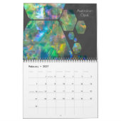 2020 Gemstone Crystal Rock Pattern-ontwerpkalender Kalender (Feb 2027)