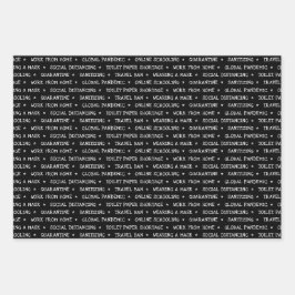 2020 geoogst, maar ja voor kerstzwart inpakpapier vel