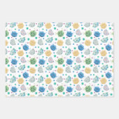 2020 Gezichtsmasker Covid Quarantine Patroon Inpakpapier Vel (Voorkant 2)