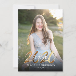 2020 Gouden foto afstuderen aankondiging
