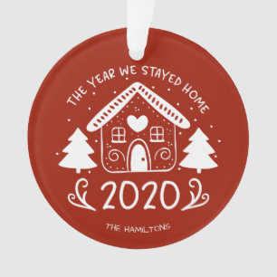 2020 Het Jaar Dat We Thuis Bleven Lovely Covid Ornament