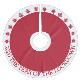 2020: het jaar van de klockdown coronavirus pandem kerstboom rok