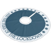 2020 het jaar van de vergrendeling kerstboom rok (Gekanteld)