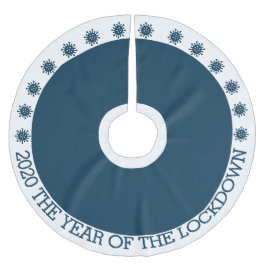 2020 het jaar van de vergrendeling kerstboom rok