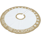 2020 het jaar van de vergrendeling kerstboom rok (Gekanteld)