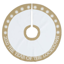 2020 het jaar van de vergrendeling kerstboom rok