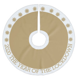 2020 het jaar van de vergrendeling kerstboom rok