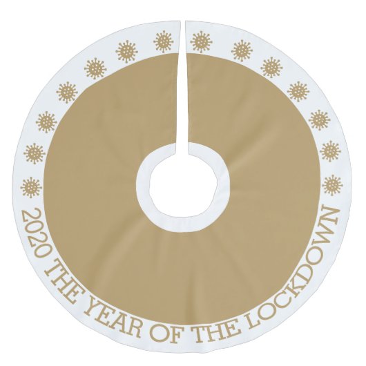 2020 het jaar van de vergrendeling kerstboom rok (Voorkant)
