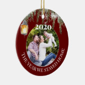 2020 Het jaar waarin we de Thuisbioscoopfoto hebbe Keramisch Ornament (Rechts)