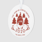 2020 Het jaar waarin we Gnome bleven - Leuk voor C Ornament (voorkant)