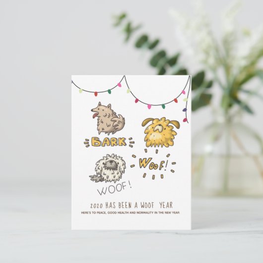 2020 Het was een WOOF-jaars kerstfeest (Staand voorkant)