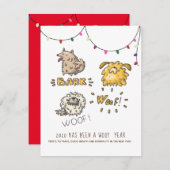 2020 Het was een WOOF-jaars kerstfeest (Voorkant / Achterkant)