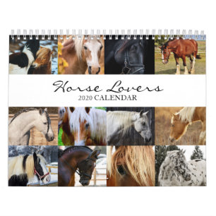 2020 Horse Lovers Calendar-Animal Kantoor endar Kalender