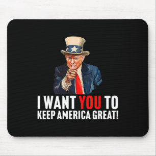 2020 - Ik wil dat je Amerika groot houdt - Uncle S Muismat