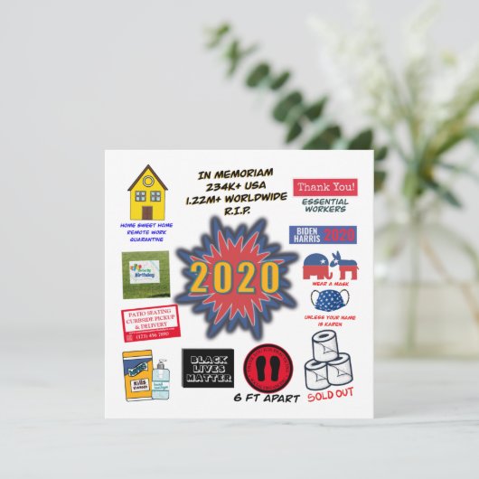 2020 in Memoriam | Kerst van quarantaine (Staand voorkant)