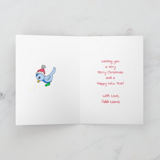 2020 is bijna voorbij Snowman-feestdag Feestdagen Kaart (Binnen)