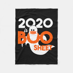 2020 is boo blad spook Halloween  Fleece Deken