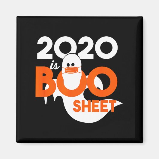 2020 is boo blad spook Halloween  Magneet (Voorkant)
