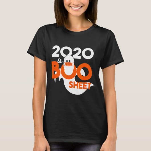 2020 is boo blad spooky halloween  t-shirt (Voorkant)