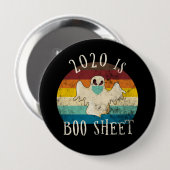 2020 Is Boo Sheet Halloween Ronde Button 4,0 Cm (Voorkant /achterkant)