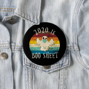 2020 Is Boo Sheet Halloween Ronde Button 4,0 Cm